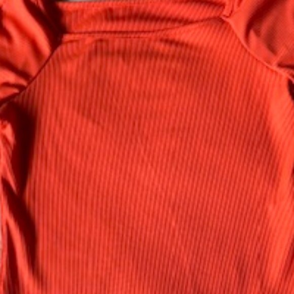 2/$30 Shein Long-Sleeve Orange Top Ladies Junior Size S - Picture 3 of 8